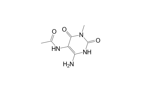 Acetamide, N-(4-amino-1,2,3,6-tetrahydro-1-methyl-2,6-dioxo-5-pyrimidinyl)-