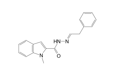 1-methylindole-2-carboxylic acid, phenethylidenehydrazide