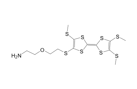 2-[2-[[2-[4,5-bis(methylsulfanyl)-1,3-dithiol-2-ylidene]-5-methylsulfanyl-1,3-dithiol-4-yl]sulfanyl]ethoxy]ethanamine