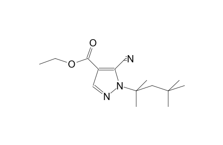 5-cyano-1-(1,1,3,3-tetramethylbutyl)pyrazole-4-carboxylic acid ethyl ester