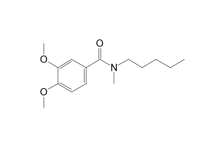 Benzamide, 3,4-dimethoxy-N-methyl-N-pentyl-