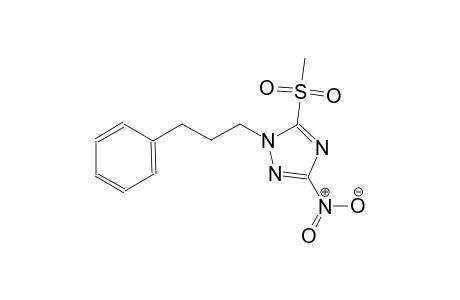 methyl 3-nitro-1-(3-phenylpropyl)-1H-1,2,4-triazol-5-yl sulfone