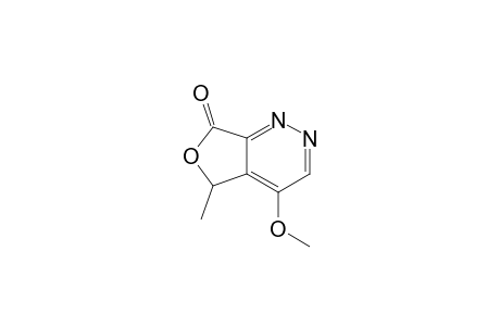 5,7-Dihydro-7H-4-methoxy-5-methyl-7-oxo-furo(3,4-E)pyradizine