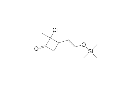 Cyclobutanone, 2-chloro-2-methyl-3-[2-[(trimethylsilyl)oxy]ethenyl]-