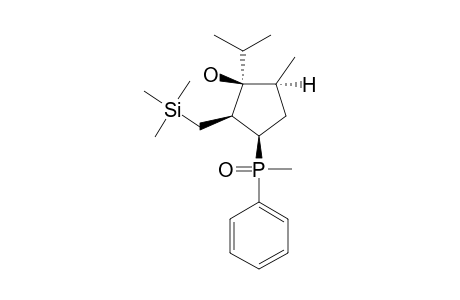 1-ISOPROPYL-3-METHYLPHENYLPHOSPHORYL-2-(TRIMETHYLSILYL)-METHYL-5-METHYLCYCLOPENTAN-1-OL;MAJOR-ISOMER