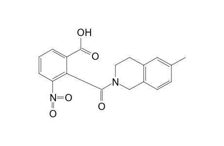 2-[(6-methyl-1,2,3,4-tetrahydro-2-isoquinolyl)carbonyl]-3-nitrobenzoic acid