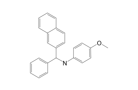 N-[Naphthalen-2'-yl)(phenyl)methyl]-4-methoxybenzenamine