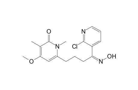 6-[4-(2-Chloro-3-pyridinyl)-4-(hydroxyimino)butyl]-4-methoxy-1,3-dimethyl-2(1H)-pyridinone