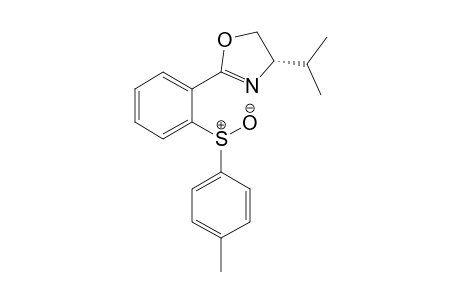 (4S,Rs)-4-Isopropyl-2-[2-(4-methylphenylsulfanyl)phenyl]-4,5-dihydro-1,3-oxazole