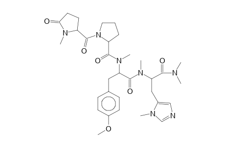 O,N-PERMETHYLATED PYROGLU-PRO-TYR-HIS-NH2