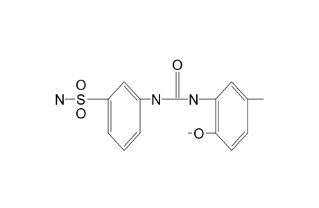 2-methoxy-5-methyl-3'-sulfamoylcarbanilide