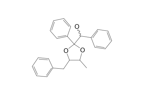 Phenyl-(4-benzyl-5-methyl-2-phenyl-1,3-trans-dioxaolanyl)methanol