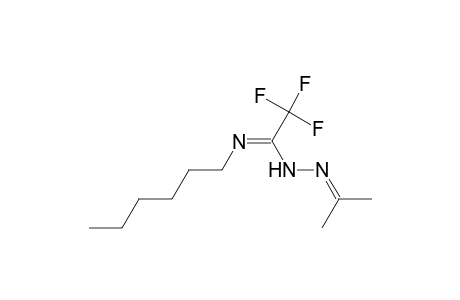 2,2,2-trifluoro-N'-hexyl-N-(isopropylideneamino)acetamidine