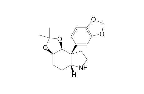 (3aR,5aR,8aS,8bS)-8a-(1,3-benzodioxol-5-yl)-2,2-dimethyl-3a,4,5,5a,6,7,8,8b-octahydro-[1,3]dioxolo[4,5-e]indole