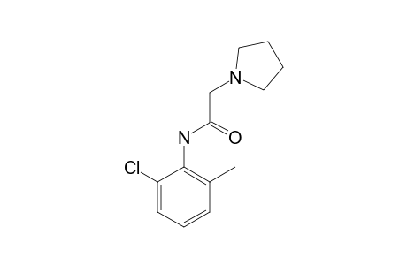 6'-chloro-1-pyrrolidineaceto-o-toluidide