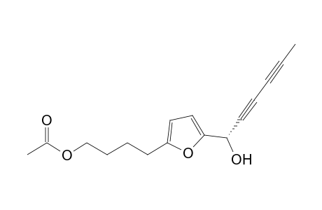 .alpha.-(1,3-pentadiynyl)-5-(4-acetoxybutyl)-2-furanmethanol