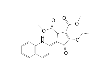 Dimethyl 3-ethoxy-4-oxo-5-[2(1H)-quinolinylidene]cyclopentene-1,2-dicarboxylate