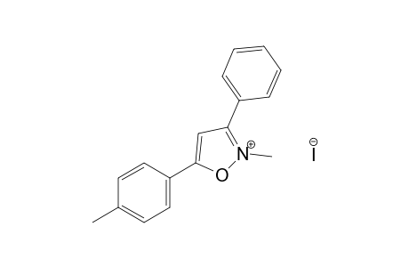 2-methyl-3-phenyl-5-p-tolylisoxazolium iodide