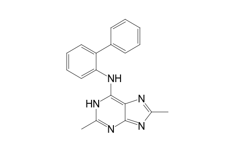 (2,8-dimethyl-7H-purin-6-yl)-(2-phenylphenyl)amine