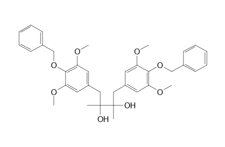 (2RS,3RS)-1,4-bis(4-benzyloxy-3,5-dimethoxyphenyl)-2,3-dimethylbutane-2,3-diol