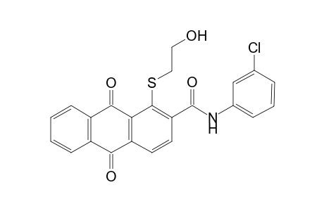 2-anthracenecarboxamide, N-(3-chlorophenyl)-9,10-dihydro-1-[(2-hydroxyethyl)thio]-9,10-dioxo-