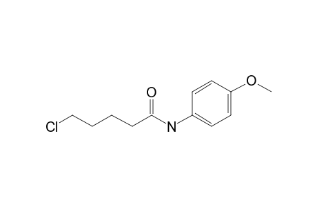 Pentanamide, N-(4-methoxyphenyl)-5-chloro-