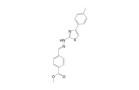 4-[(E)-[[4-(4-methylphenyl)-2-thiazolyl]hydrazinylidene]methyl]benzoic acid methyl ester