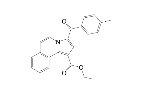 3-p-toluoylpyrrolo[2,1-a]isoquinoline-1-carboxylic acid, ethyl ester