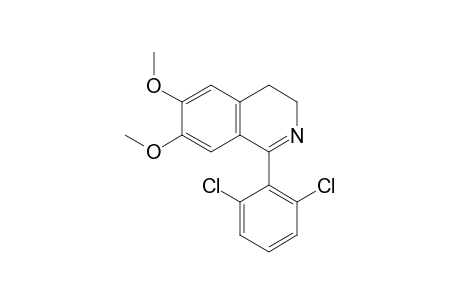 1-(2,6-dichlorophenyl)-3,4-dihydro-6,7-dimethoxyisoquinoline