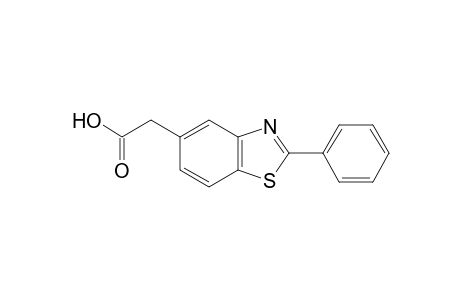 2-phenyl-5-benzothiazoleacetic acid