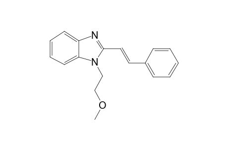 1-(2-Methoxyethyl)-2-[(E)-2-phenylethenyl]-1H-benzimidazole