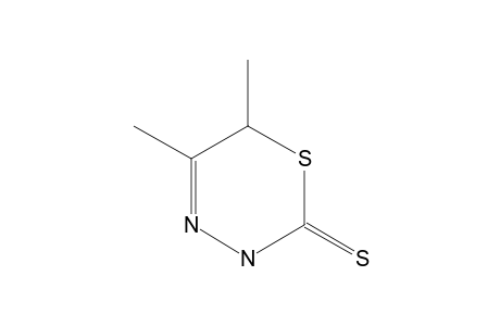 3,6-DIHYDRO-5,6-DIMETHYL-2H-1,3,4-THIADIAZINE-2-THIONE