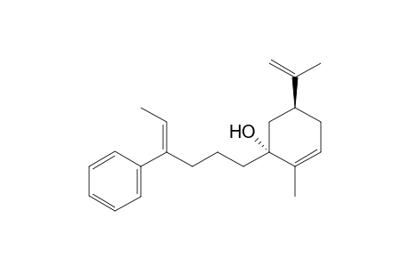 (1R,5S)-2-Methyl-1-((Z)-4-phenylhex-4-en-1-yl)-5-(prop-1-en-2-yl)cyclohex-2-en-1-ol