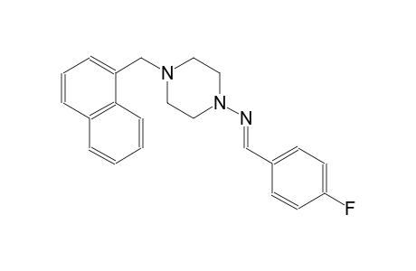 1-piperazinamine, N-[(E)-(4-fluorophenyl)methylidene]-4-(1-naphthalenylmethyl)-