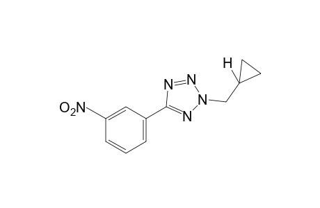 2-(cyclopropylmethyl)-5-(m-nitrophenyl)-2H-tetrazole