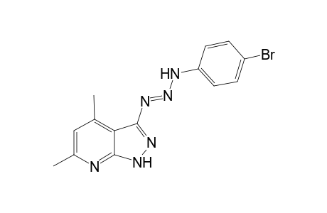 3-(p-Bromophenyl)-1-[44,6'-dimethyl-1H-pyrazolo[3,4-b]pyridin-3'-yl]-triazene