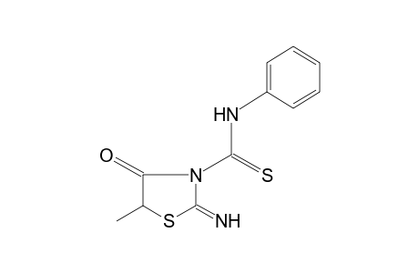 2-imino-5-methyl-4-oxothio-3-thiazolidinecarboxanilide