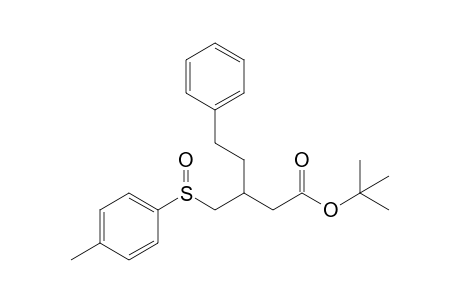 (-)-tert-Butyl 3-(p-tolylsulfinyl)methyl-5-phenylpentanoate