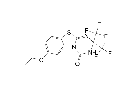 2H-1,3,5-Triazino[2,1-b]benzothiazol-4(3H)-one, 7-ethoxy-2,2-di(trifluoromethyl)-