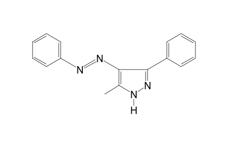 3(or 5)-methyl-5(or 3)-phenyl-4-(phenylazo)pyrazole