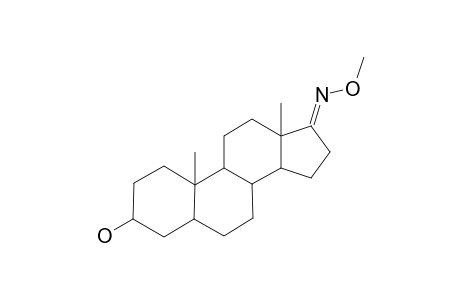 5.alpha.-Androstan-17-one, 3.beta.-hydroxy-, O-methyloxime