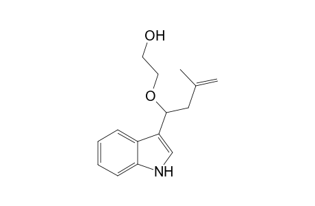 .beta.-[(1-(2-Hydroxyethoxy)-3-methylbut-3-enyl)indole
