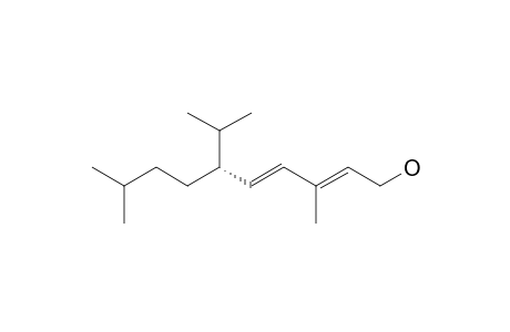 2,4-Decadien-1-ol, 3,9-dimethyl-6-(1-methylethyl)-, (R)-