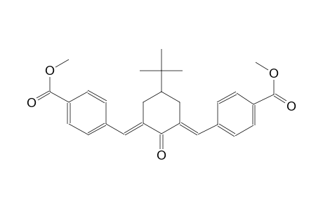 methyl 4-((E)-{(3E)-5-tert-butyl-3-[4-(methoxycarbonyl)benzylidene]-2-oxocyclohexylidene}methyl)benzoate