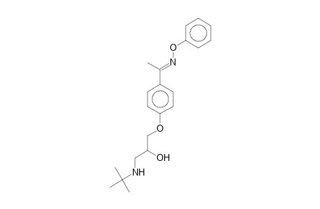 (1E)-1-(4-[3-(tert-Butylamino)-2-hydroxypropoxy]phenyl)ethanone o-phenyloxime