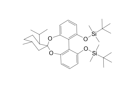 6,6'-Bis(tert-butyldimethylsiloxy)-2,2'-(6-isopropyl-3-methylcyclohexylidenedioxy)biphenyl isomer