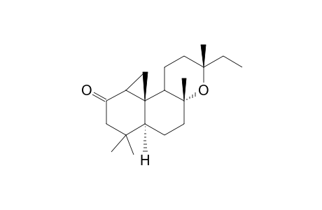 8.alpha.,13-epoxy-1,20-cyclolabdan-2-one