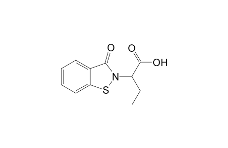 2-(3-keto-1,2-benzothiazol-2-yl)butyric acid