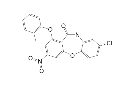 8-Chloro-1-(2-methylphenoxy)-3-nitrodibenzo[b,f][1,4]oxazepin-11(10H)-one