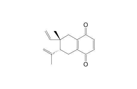 6-ETHENYL-5,6,7,8-TETRAHYDRO-6-METHYL-7-(1-METHYLETHENYL)-1,4-NAPHTHALENEDIONE